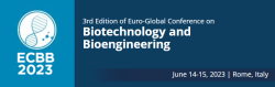14-15 июня 2023 года  —  3-я Евро-глобальная конференция по Биотехнология и биоинженерия